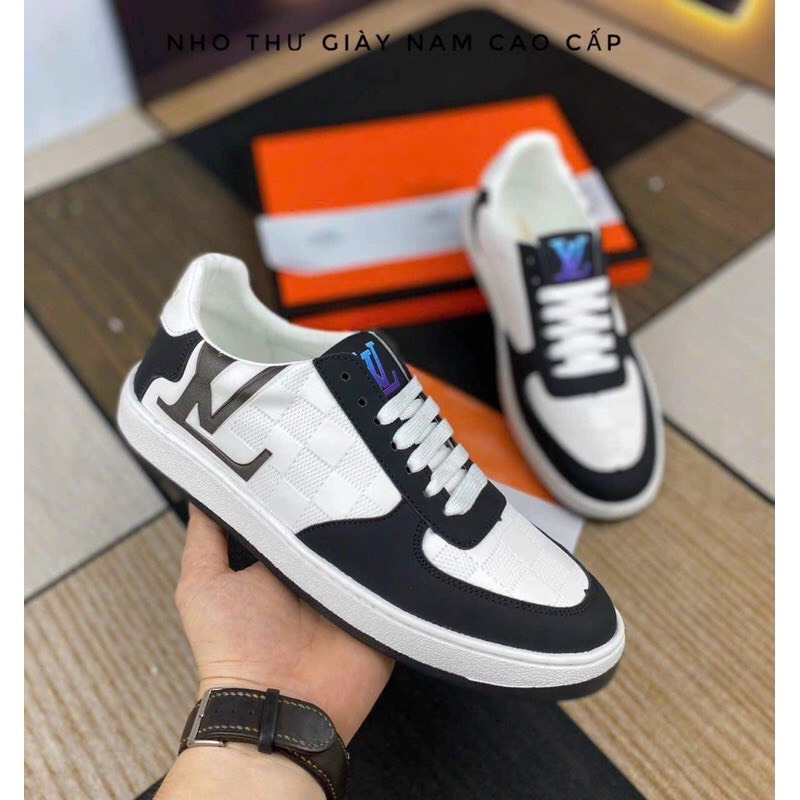 Giày thể thao nam LV Louis Vuitton, sneaker cao cấp full box