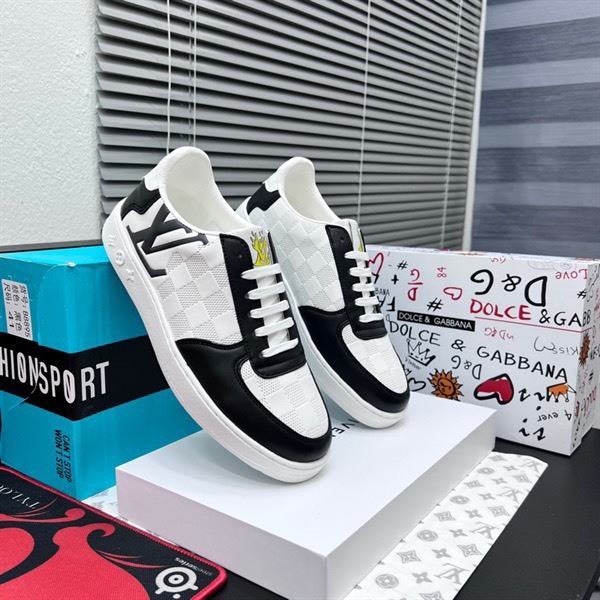 Giày thể thao nam LV Louis Vuitton, sneaker cao cấp full box