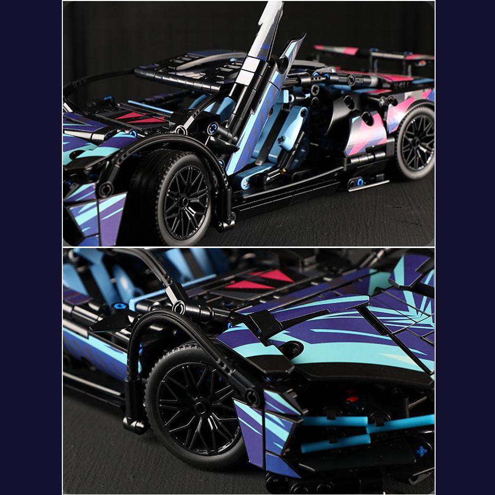 Đồ chơi lắp ráp ô tô siêu xe đồ chơi cho bé, đồ chơi lắp ráp mô hình thông minh cho bé BOBIKID LG19