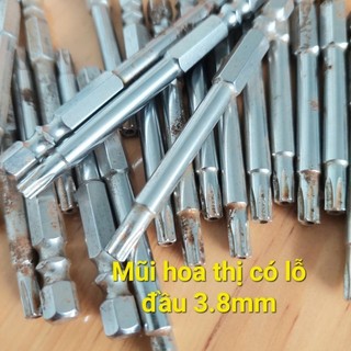 Mũi vít đầu hoa thị size 3.8mm. Hàng bãi Nhật.