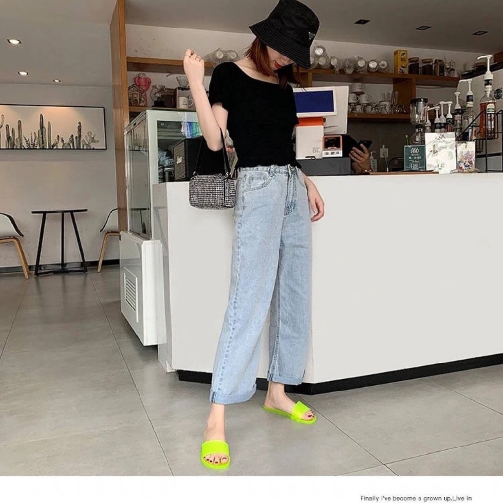 DÉP QUAI NGANG PHONG CÁCH HÀN QUỐC THỜI TRANG MÙA HÈ CHO PHÁI NỮ