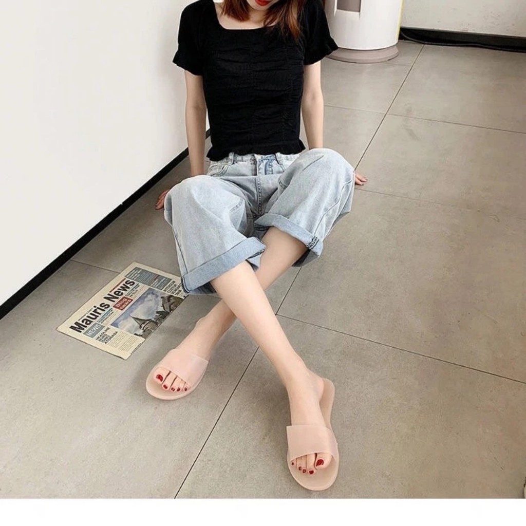 DÉP QUAI NGANG PHONG CÁCH HÀN QUỐC THỜI TRANG MÙA HÈ CHO PHÁI NỮ