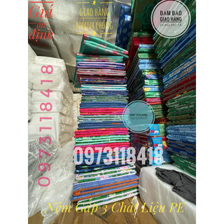 NỆM GẤP 3 PE ĐỘ DÀY 3 PHÂN SIZE 80CM,1M,1M2 X 2M