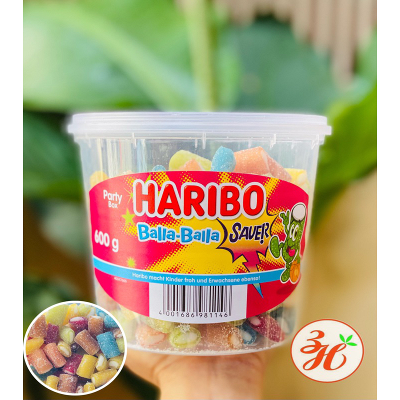 Kẹo dẻo Haribo hộp 600g - Đức