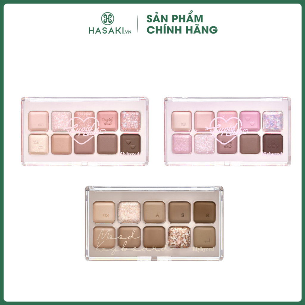 Bảng Phấn Mắt Lilybyred 10 Ô Hasaki Sản Phẩm Chính Hãng