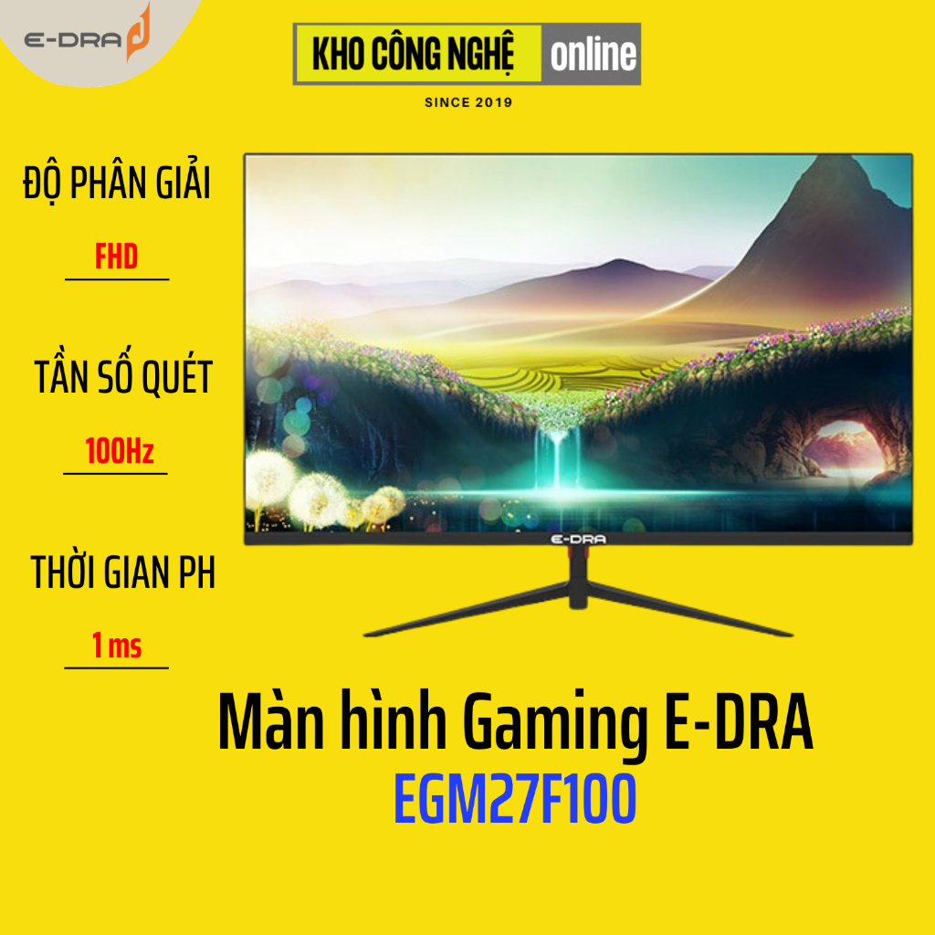 Màn hình Gaming E-DRA EGM27F100 27 inch FullHD 100hz (Hàng Chính Hãng)