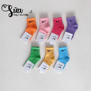 Set 10 đôi tất/vớ Nike đủ màu cho bé 1-8 tuổi