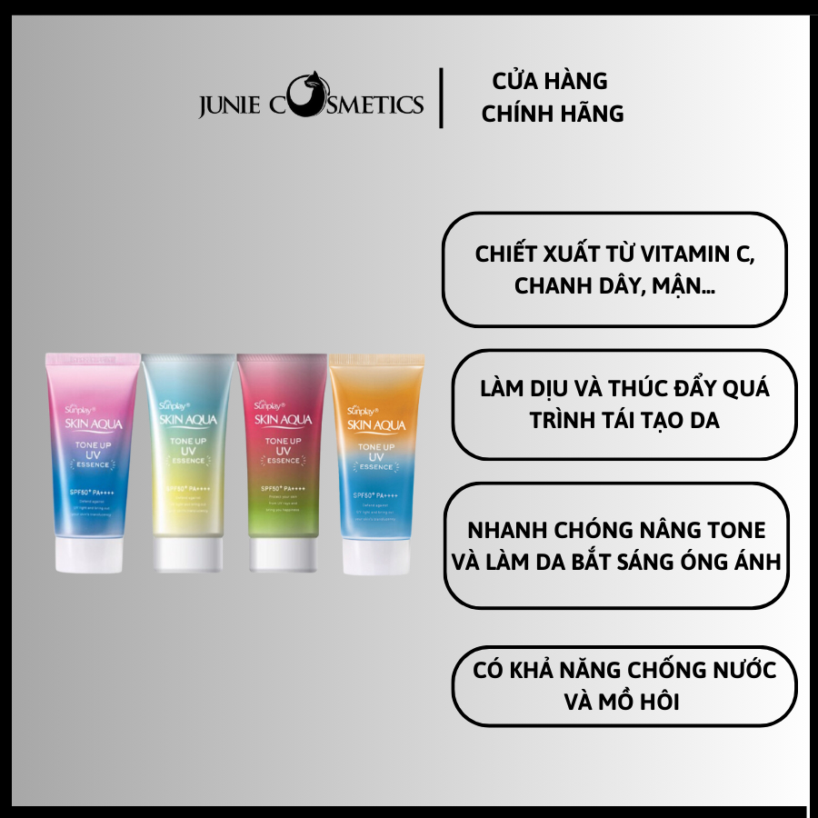 Kem Chống Nắng Skin Aqua Nhật Đủ Mầu