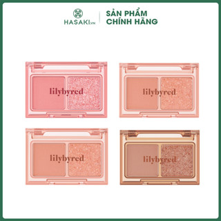 Bảng Phấn Mắt Lilybyred 2 Ô Hasaki Sản Phẩm Chính Hãng