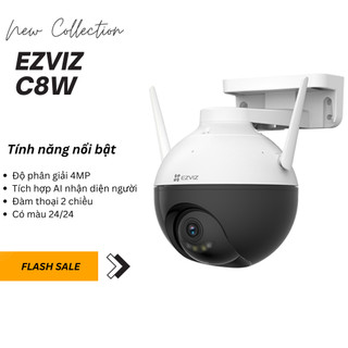 [Nhập ELEZ15 giảm 10%] Camera ip wifi ngoài trời ezviz c8w quad HD 2K 4MP tích hợp AI đàm thoại 2 chiều