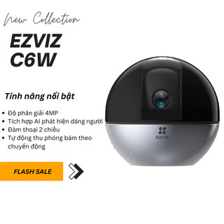  Camera ip wifi Ezviz C6W (4MP) 2K Quay quét 360 độ bảo hành 2 năm