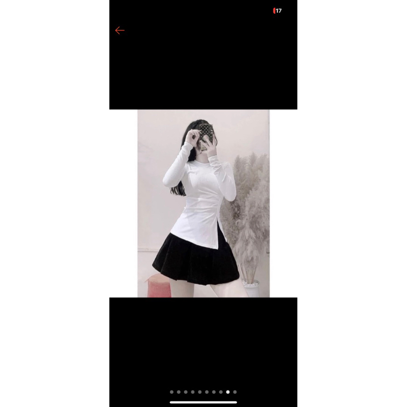 Pass áo thun body như ảnh màu đen