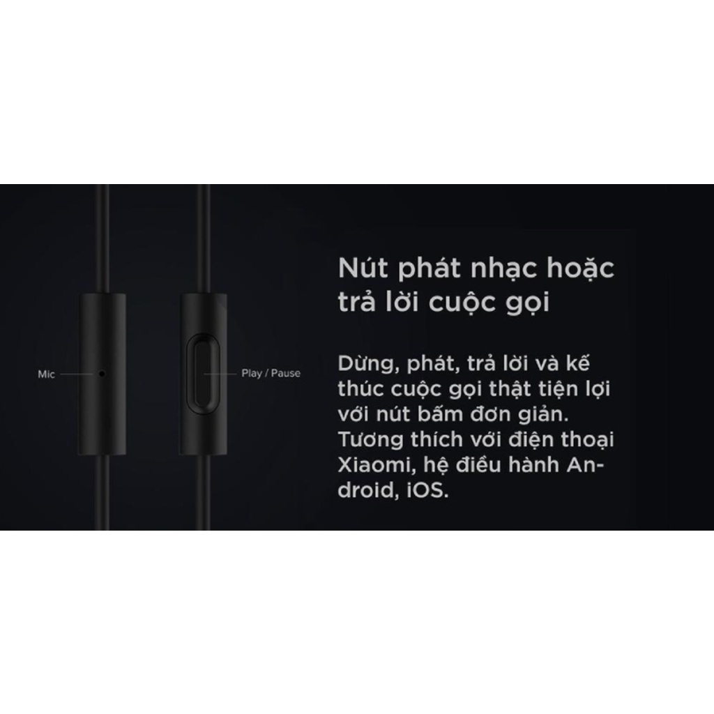 Tai nghe Xiaomi Basic chính hãng có dây nhét tai Gaming  NAKA bảo hành 6 tháng lỗi 1 đổi 1