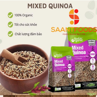 Hạt Diêm Mạch Hữu Cơ Mixed Quinoa Absolute Organic 400gram