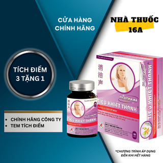 Tiêu khiết thanh platinum - tích điểm 3 tặng 1 - chính hãng dược phẩm á âu - giảm ho, khan tiếng, đau họng