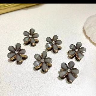 Set kẹp tóc hoa đá pha lê cứng cáp nhiều màu