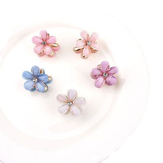 Set kẹp tóc hoa đá pha lê cứng cáp nhiều màu