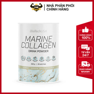 Bột Collagen Thủy Phân Marine Collagen BiotechUSA – Hộp 240g