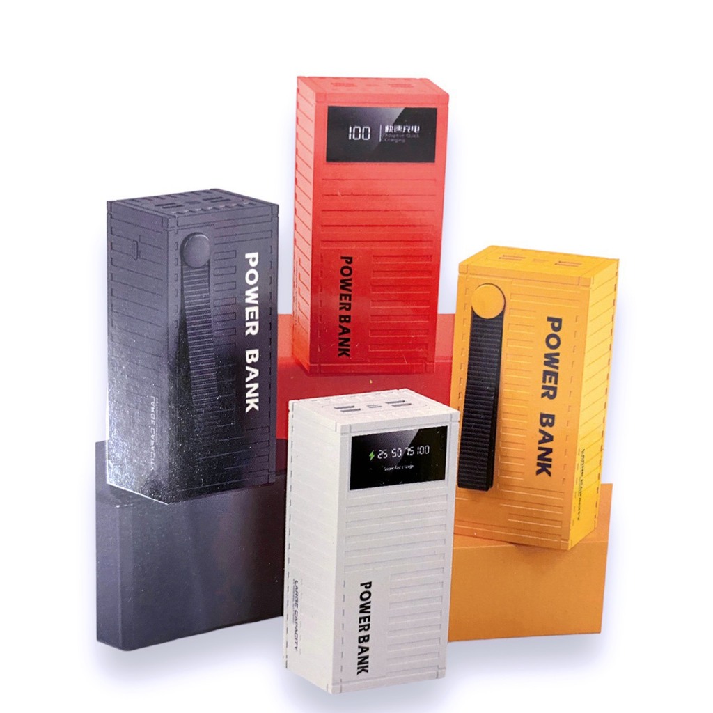 Pin sạc dự phòng dung lượng lớn 50.000 MAH 4 cổng sạc đầu ra, 2 cổng usb sạc nhanh, tích hợp đèn LED hiển thị pin.