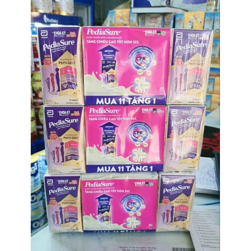 [CHÍNH HÃNG] SỮA NƯỚC PEDIASURE 110ML DATE XA