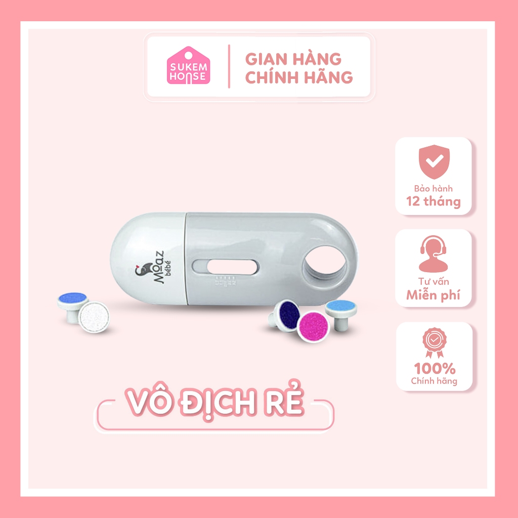 Máy Dũa Móng Tay Cho Bé Moaz BéBé MB-015/ MB-080 Bảo Hành 12 Tháng Sukem House