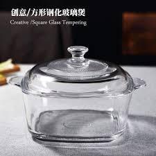 Âu thố thủy tinh có nắp màu trắng đủ size