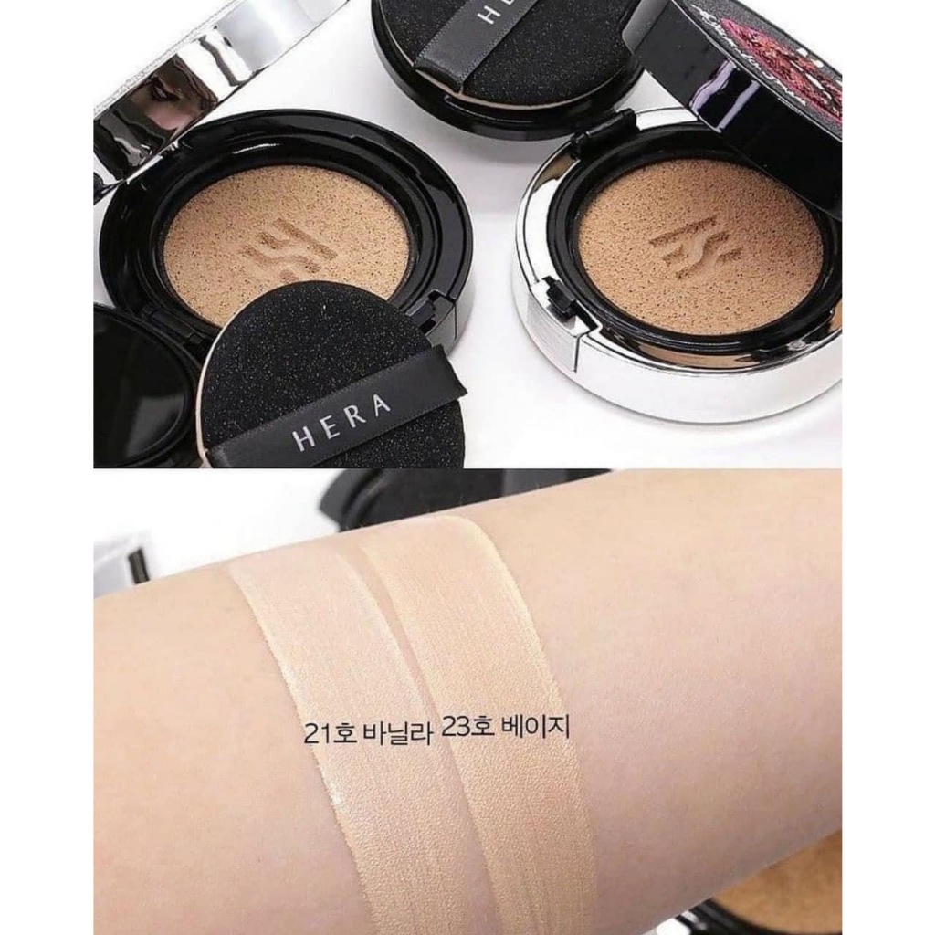 Phấn nước Hera Black Cushion mini 5g siêu bền màu, che khuyết điểm