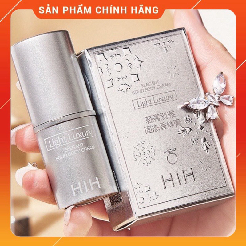 Nước hoa khô sáp HIH vỏ bạc lưu hương lâu thơm nhẹ nhàng phù hợp  cả nam và nữ