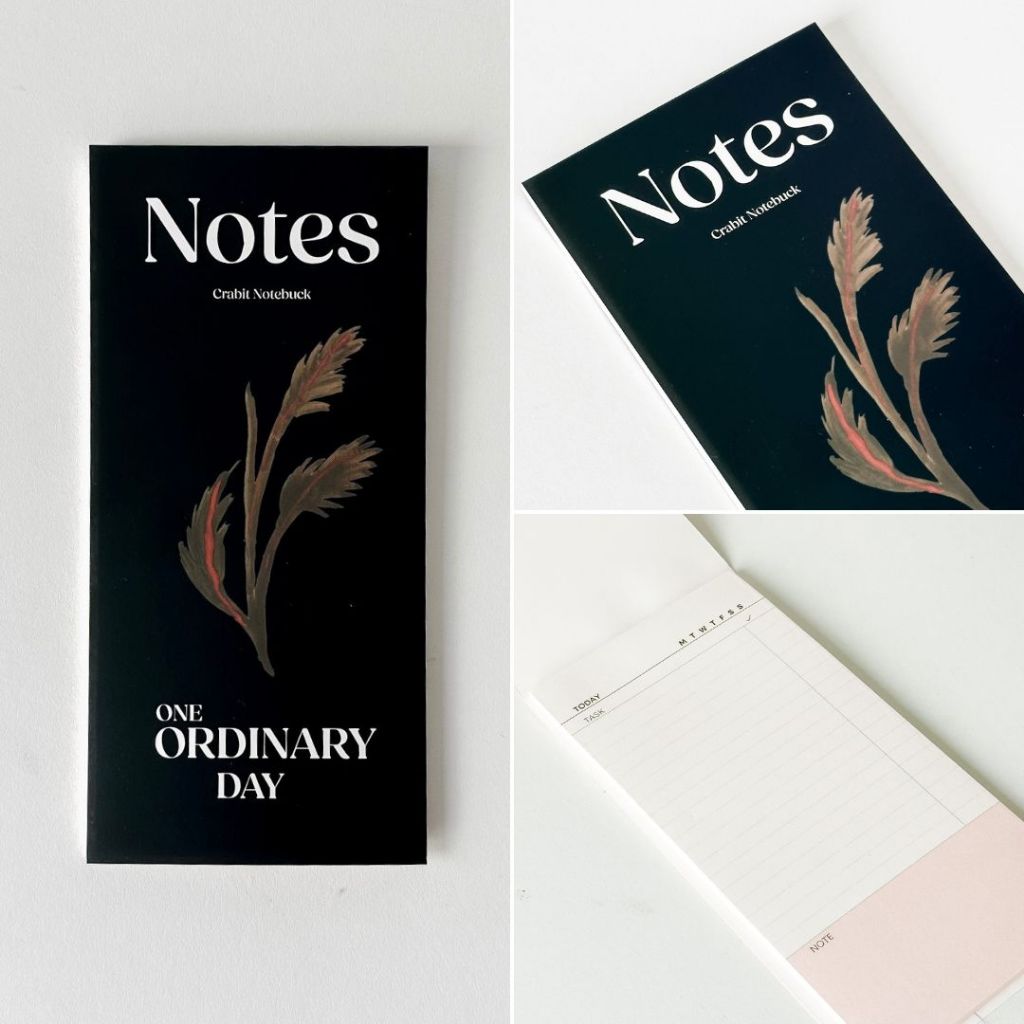 Tập giấy note task list đóng quyển 30 tờ Crabit Office Note One Ordinary Day