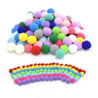 Set 20 quả bông Pompom làm đồ handmade