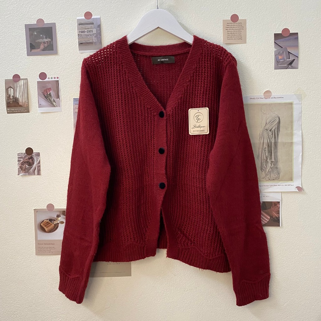 Áo khoác len Cardigan 2Hand dáng ngắn nhiều mẫu mã