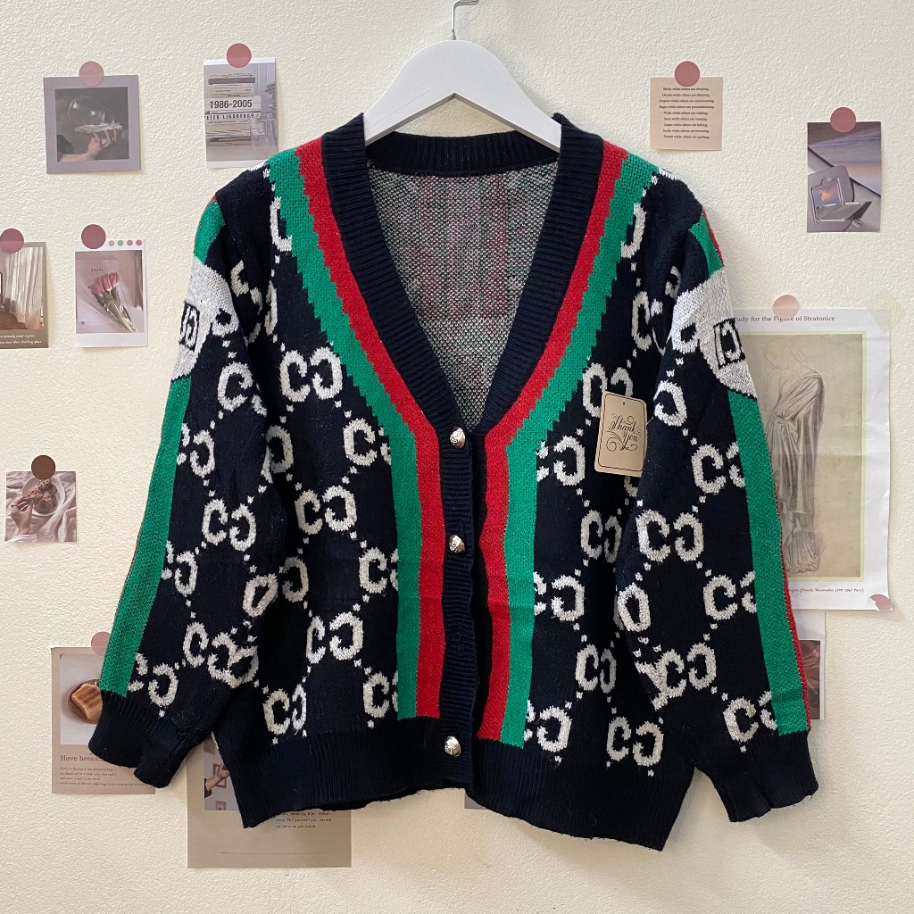 Áo khoác len Cardigan 2Hand dáng ngắn nhiều mẫu mã