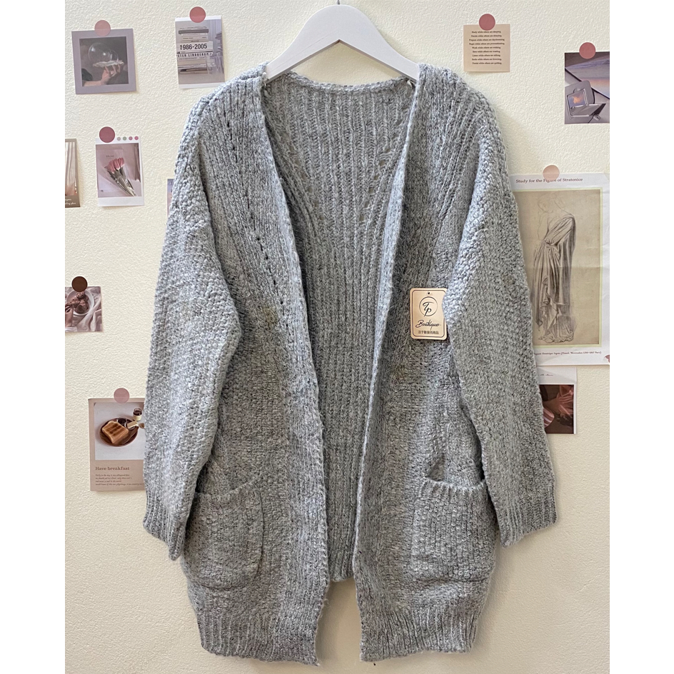 Áo khoác len Cardigan 2Hand dáng ngắn nhiều mẫu mã