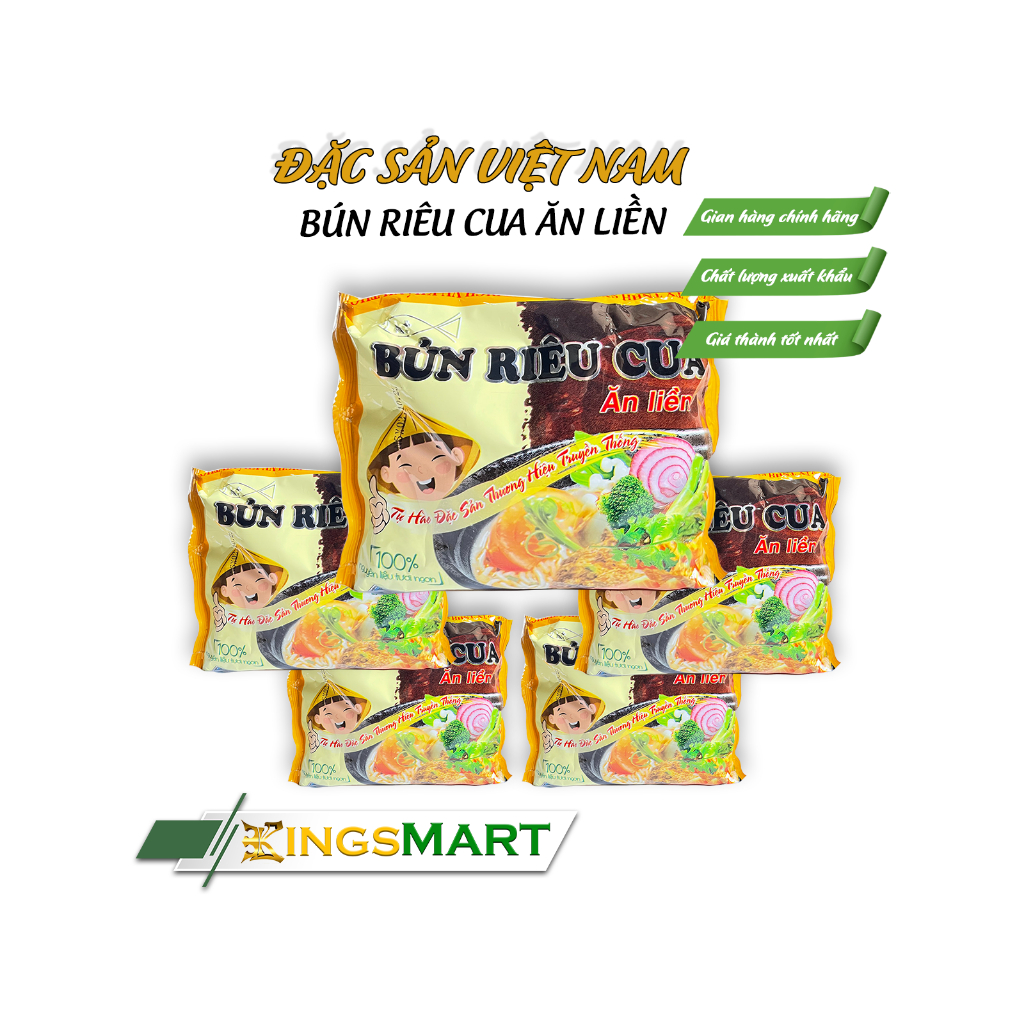 Bún riêu cua đồng - Thương hiệu KHÁNH THỌ - Đặc sản Hải Phòng - Kingsmart