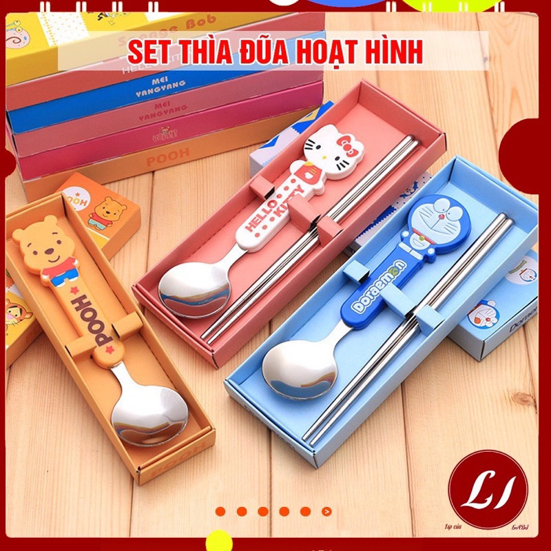 Bộ đũa thìa dĩa cho bé
