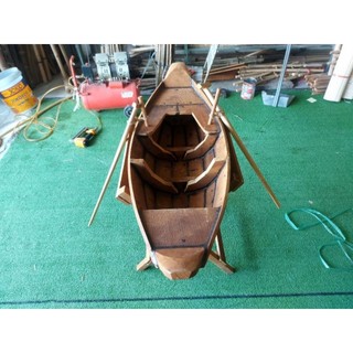 Thuyền gỗ trang trí quán,tiểu cảnh tết...kt 1m đến 1m5