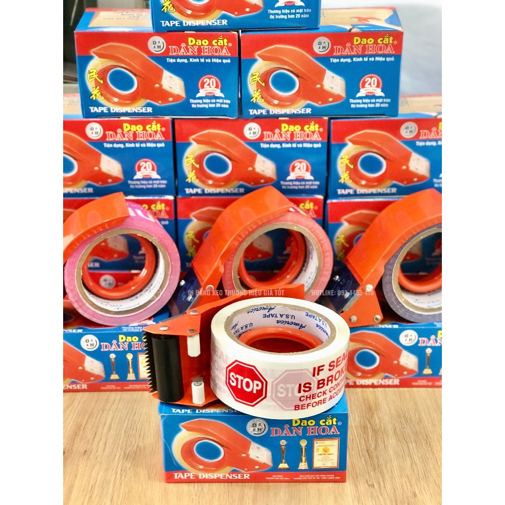 Dao cắt băng keo Dân Hoa cầm tay 5cm