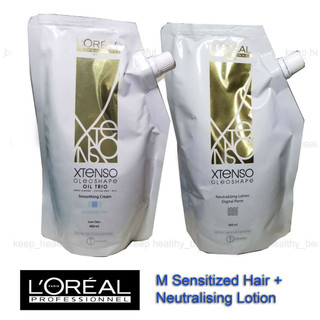 Thuốc uốn nóng setting l'oreal x-tenso oleoshape 400mlx2