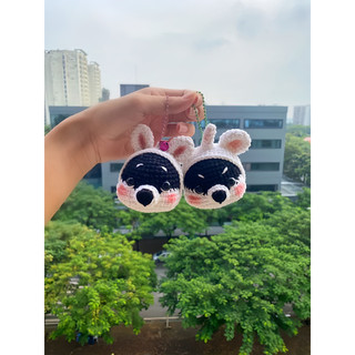 Móc khoá SHIBA bằng len handmade