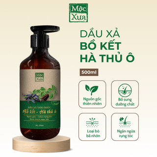 Dầu xả bồ kết hà thủ ô Mộc xưa kích thích mọc tóc, sạch gàu, giúp tóc đen chắc khỏe, suôn mượt