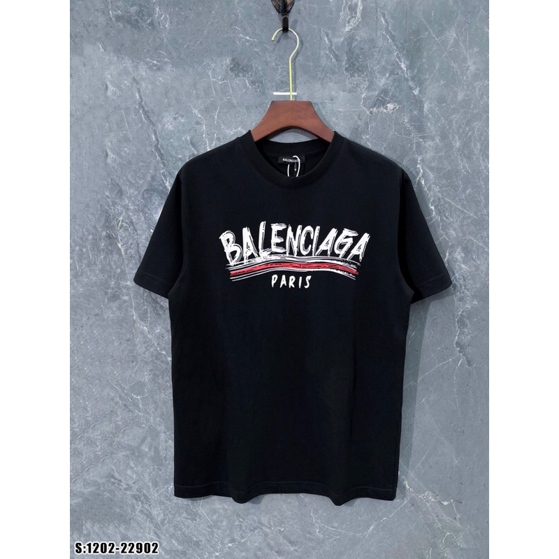 Áo thun nam nữ balenciiaga lên đồ chất hơn nước cất. ảnh thật_1202