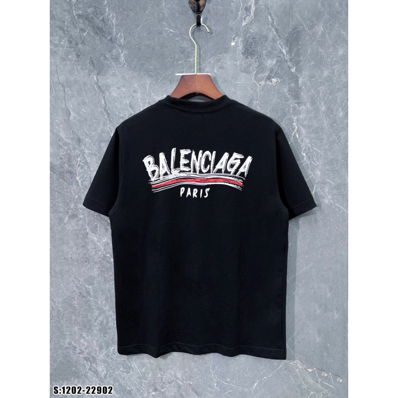 Áo thun nam nữ balenciiaga lên đồ chất hơn nước cất. ảnh thật_1202