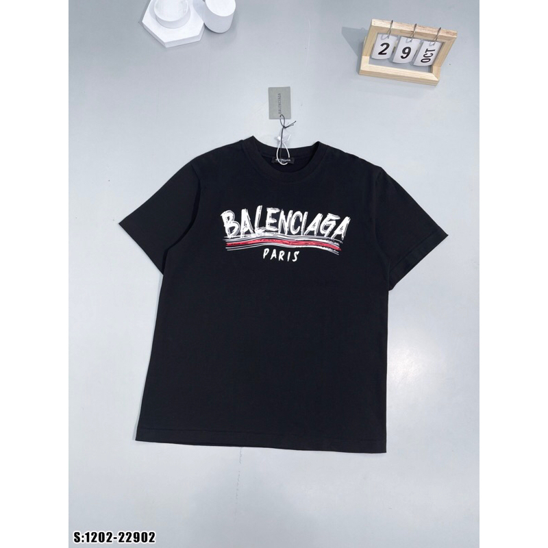 Áo thun nam nữ balenciiaga lên đồ chất hơn nước cất. ảnh thật_1202
