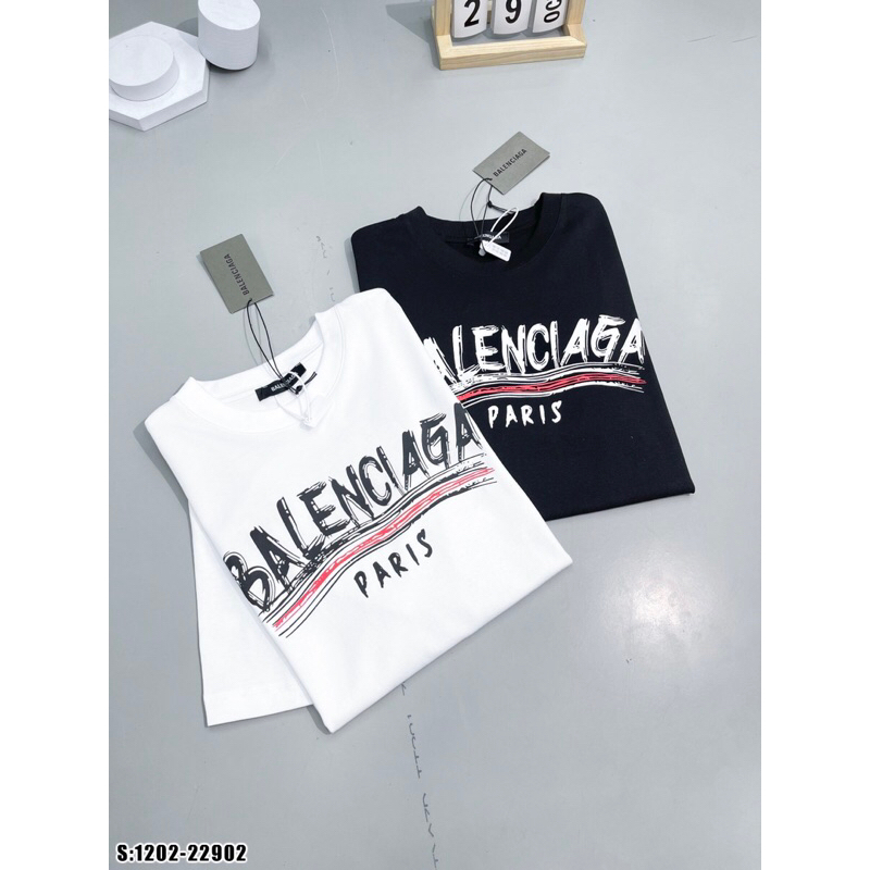 Áo thun nam nữ balenciiaga lên đồ chất hơn nước cất. ảnh thật_1202