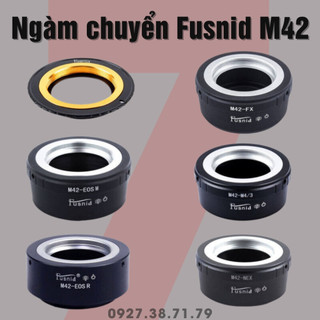Adapter ngàm chuyển Fusnid M42 sang các máy ảnh Fujfilm FX, Sony, Canon EOS M, EOS R, Canon EF, Nikon Z, M43