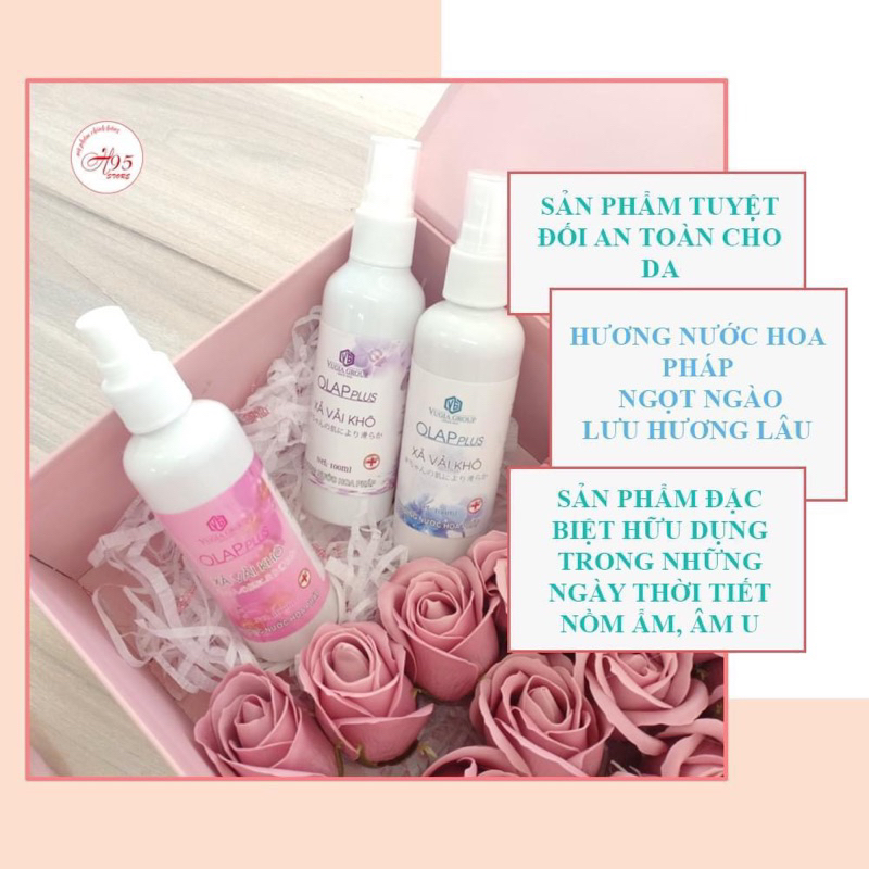 xả vải khô olap