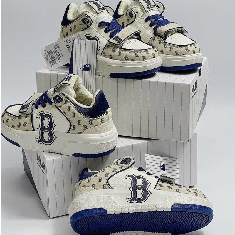 Giày Thể Thao Nam Nữ, Giày MLB Chunky họa tiết dán các màu độn đế hàng cao cấp Dành cho nam nữ