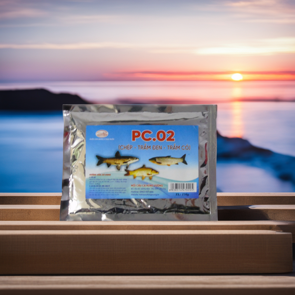 Mồi PC.02 (150g) - Mồi câu cá Trắm đen, chép, trắm cỏ