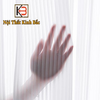 Rèm cửa voan KB-Rèm cửa voan hoạ tiết song song xinh xắn