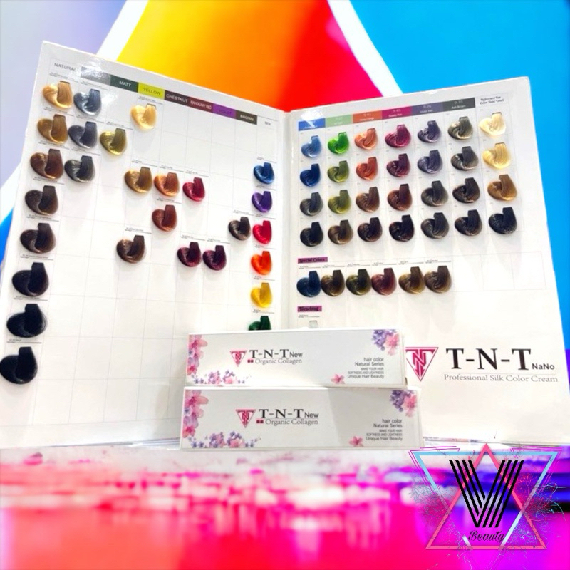 Màu nhuộm TNT nano lên màu chuẩn, bền màu không rát da đầu không amoniac.